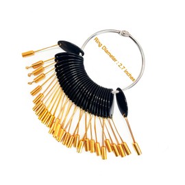 ICRAB Hair Swatches for Testing Color,30s/pack Gold Buckles for Making Hair Colors Samples Hair Color Rings