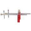 Woodworking Linear Scriber Mortise Gauge Ruler Double Head Aluminium Alloy