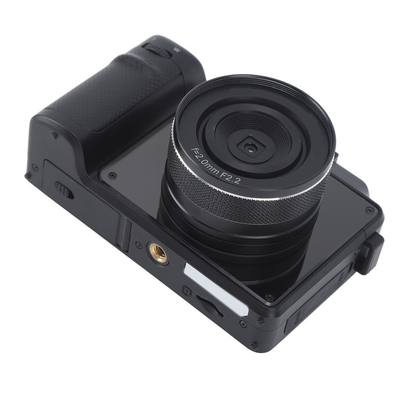 4K Digital Camera Front Rear Dual Lens 48 Megapixels 18X