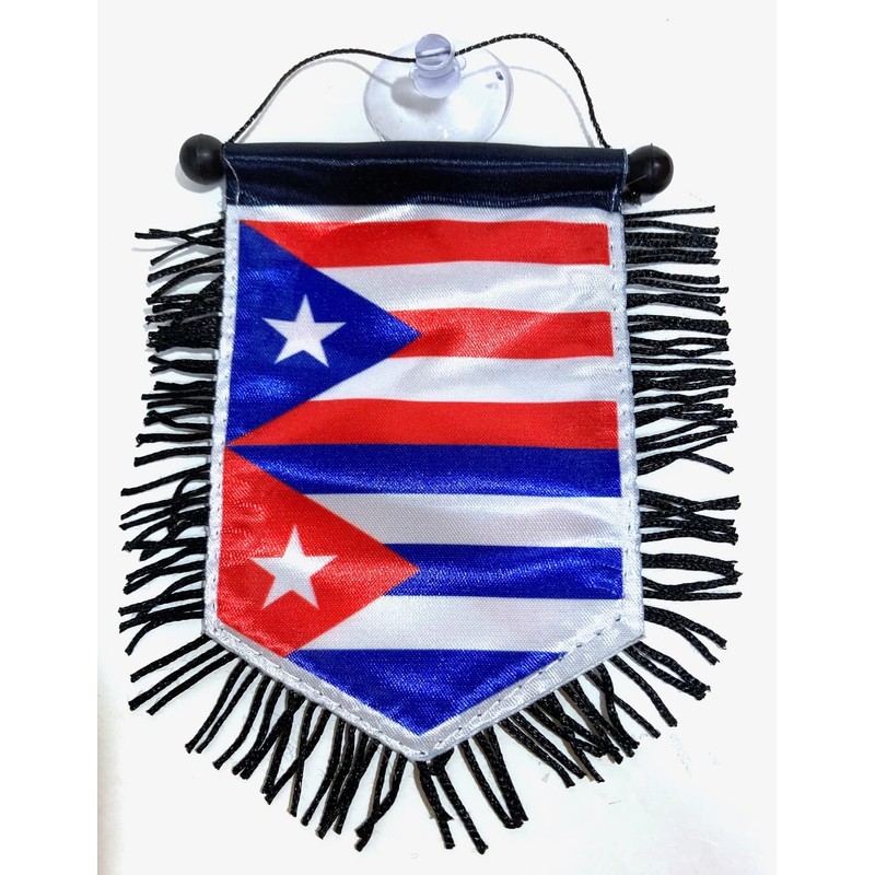 Puerto Rico Cuba cuban Rican flag for Car Home Wall