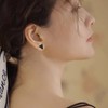 REELMAR 4 Pairs Triangle Earrings for Women Geometric Ear Jacket