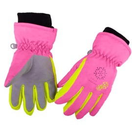 Azarxis Guantes de Esquí Niño Invierno Pantalla Táctil Impermeable Guantes Témicos para Snowboard Ciclimo Niño de 7-13 Años