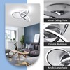 CANEOE Modern Ceiling Light Fixtures,42W Dimmable Flush Mount Led Ceiling