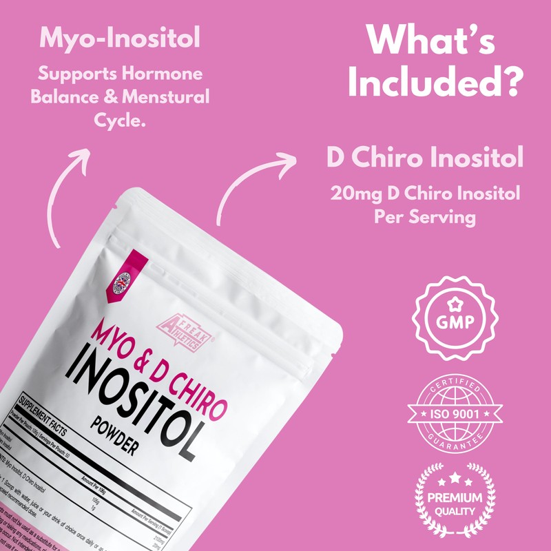 Myo & D Chiro Inositol Powder 106g - Supports Women