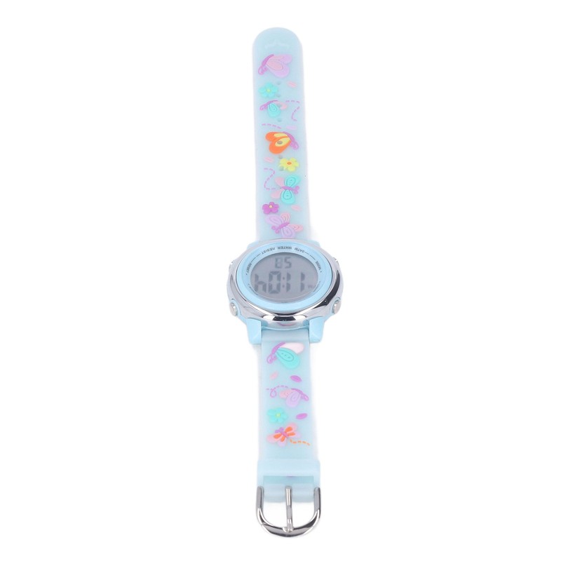 LED Kids Watch Waterproof Backlight Cartoon Digital Child Watch with