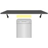 SPARES2GO Universal Anti-Condensation Moisture Absorbing Strip for Dishwasher (60cm)