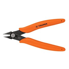 Truper T275-5, Pinza para electrónica, 5", de corte