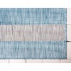Unique Loom Outdoor Striped Collection Area Rug - Distressed Stripe