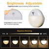 YUNLEX 6 Pack Stair Lights Indoor, 2.6" Small Stick on