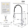 EHHXTXFWA Kitchen Faucet with Pull Down Sprayer, 3-Function Spring Pull