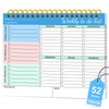 To Do List Notepad - Weekly Planner Pad, A4 Undated