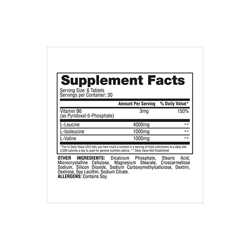 Gaspari Nutrition, BCAA 6000, Branch Chained Amino Acid Tablets, Decrease