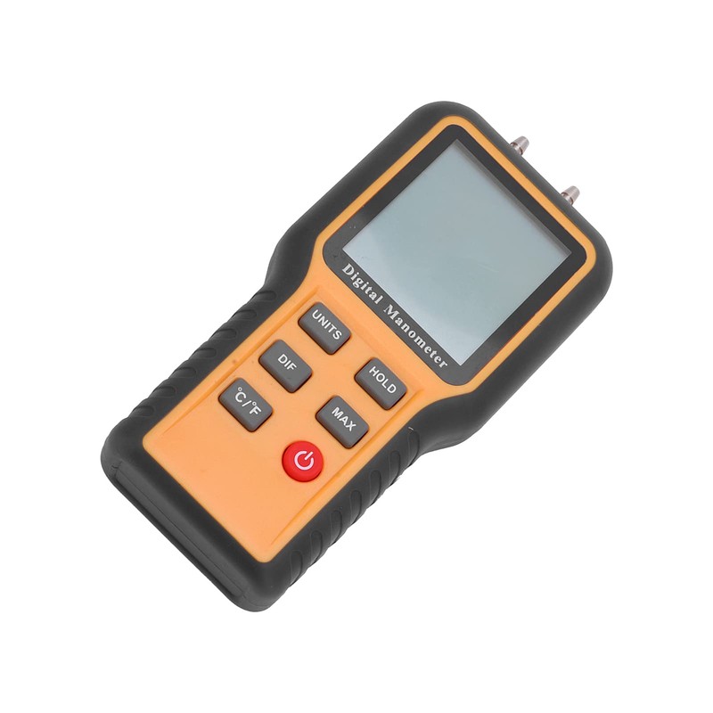 Handheld Digital Manometer for Positive and Negative Air Pressure Measurement