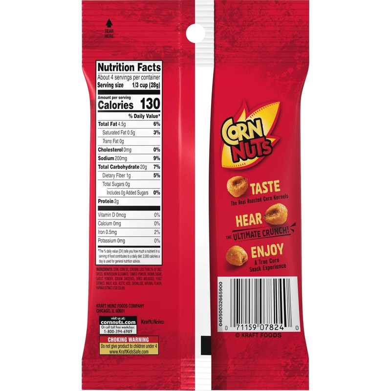 Corn Nuts Variety Pack 4oz Size (Pack of 5) 1