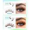 NAGARAKU Brown Lash Clusters, D Curl 280pcs 30D&40D DIY Cluster