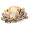 Mud Pie 498B002 Oyster Shell Votive Holder 3 1/4" x