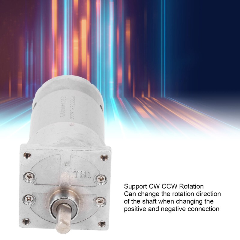 DC Gear Motor Eccentric Shaft CW CCW Self Locking Brass