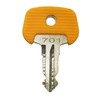 BODYA Ignition Switch Key 2pcs Replacement 701 Yellow for Jungheinrich