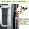 MOUNTPARTS 2PCS Mortise Lock SC1 KD Cylinders Adams Rite 4Keys