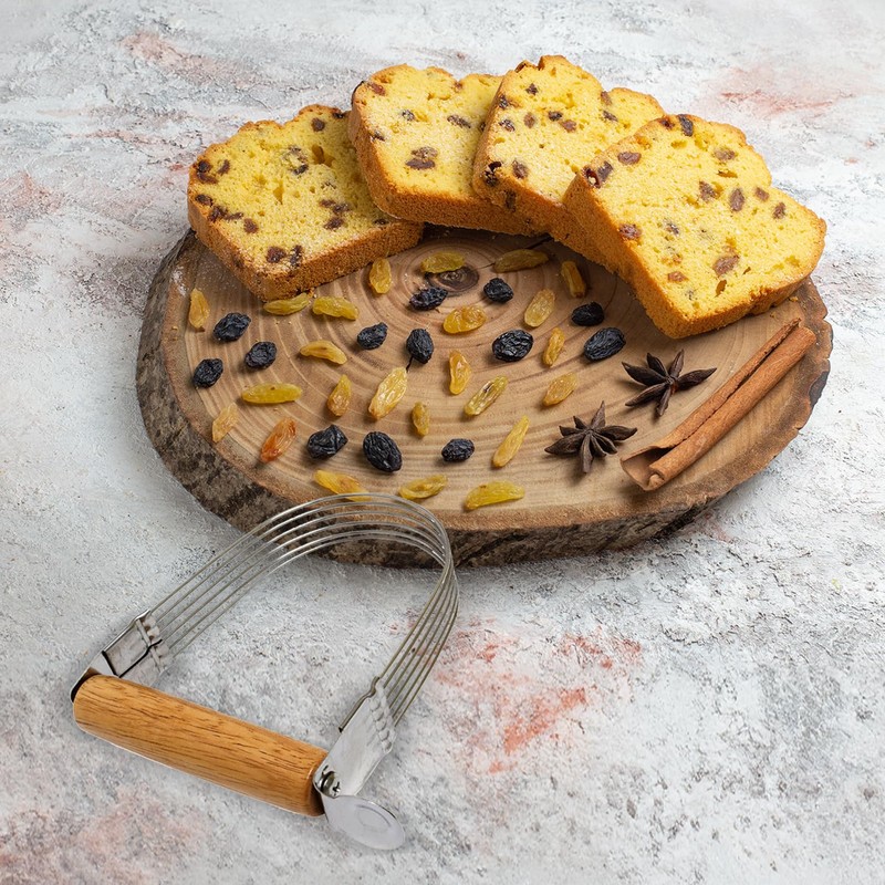 Mrs. Anderson’s Baking 6-Wire Pastry Cutter and Dough Blender, Stainless