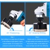Diamond Hole Saw, 3" Hole Saw for Tiles Granite Marble