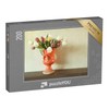 puzzleYOU: Puzzle 200 Pieces "Bouquet of Tulips in a Red