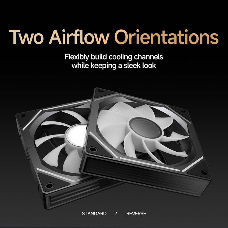Ocypus Gamma F12 UNI 120mm PC Fans, Daisy-Chain Computer Case