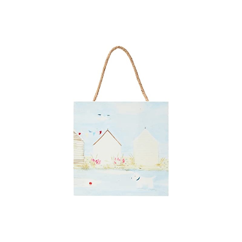 Hannah Cole EMB10810 Rain 20 x 20cm Wooden Wall Art,