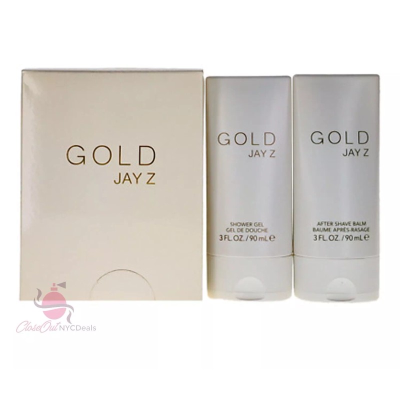 Jay-Z Gold 2 Pc Gift Set for Men -3.0 oz