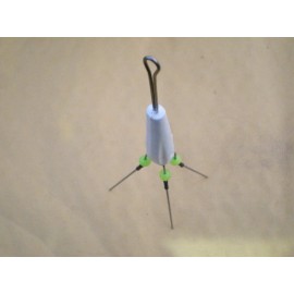 HOME MADE 8 PCS. SPUTNIK STYLE SINKER, SURF-MUD WEIGHT/CLAW SINKER 4 OZ. CHOOSE ANY COLOR