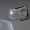 Yazawa Corporation BS901WH Hand Crank Charging Radio with Light