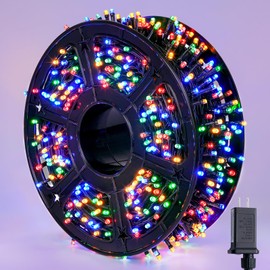 JMEXSUSS 272ft 800 LED Christmas Tree Lights, 8 Modes Multicolor Led Christmas Lights Outdoor Waterproof Christmas String Lights for Outside Indoor Xmas Tree Party Decor