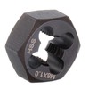 sourcing map Hex Threading Die M8 x 1 Metric Thread