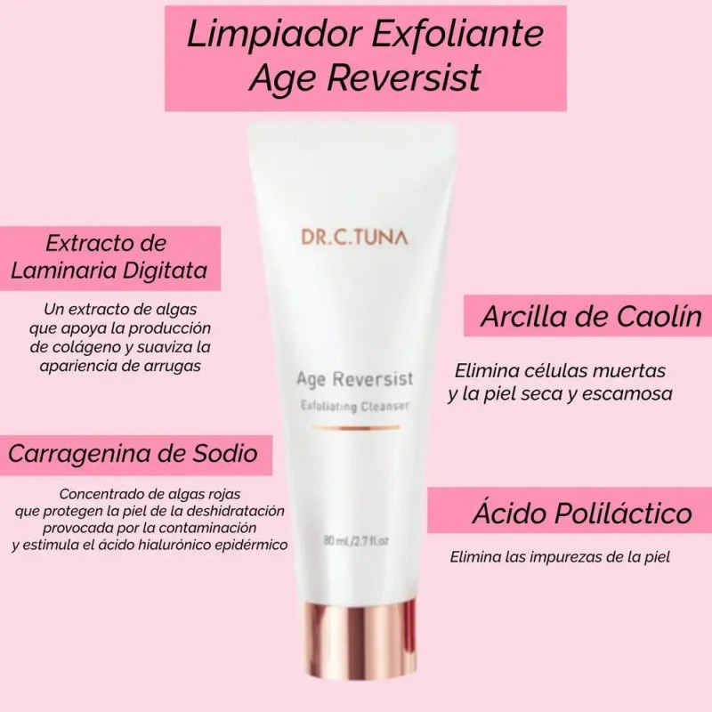Farmasi Age Reversist Limpiador Exfoliante Antiarrugas