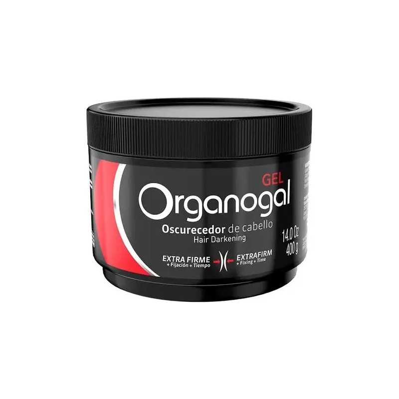 2 Gel Organogal Grisi Oscurecedor De Cabello 400g