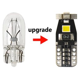 Bojer LED Light Kit Compatible with 2001-2025 Honda Civic Interior Dome Map Bulbs 6000K White 8 Picece