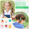 100 Stück Haargummi Damen, Haargummis Mädchen, Zopfgummis Mädchen, Haargummis Kinder,