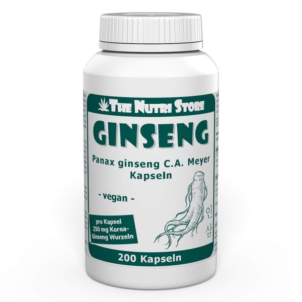 Ginseng 250 mg Capsules Pack of 200