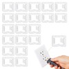 20Pcs Transparent Loose Outlet Fix Plug, Wall Socket Fixer, Adapter