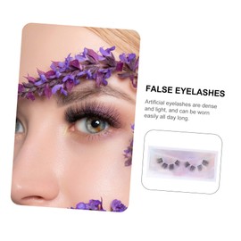 Mikinona Vivid Women False Eyelashes 3d Simulation Lashes Party Eyelash Extensions Easy to Use