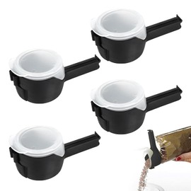 afhgdjr Pack of 4 Clips for Bags, Sealing Clips, Sealing Clips for Bags, Clips for Bags, for Home, Kitchen and Office, Reusable