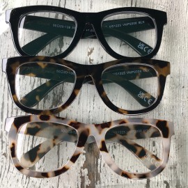 Betsey Johnson NIB Betsey Johnson 3 Pair THICK Multi COLOR Readers Reading  Glasses +1.50