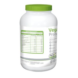 HEALTHADDICTION - Proteína Vegana con Sabor a Vainilla, Fórmula Potenciada con Glutamina y Aminoácidos, 24g de Proteína y 2.5g de Glutamina por Porció