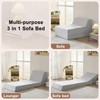 Rilelola Folding Sofa Bed, Sleeper Chair and Futon Couch, Convertible