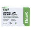 SOLWST Optix Lens Cleaning Wipes - 100 Pre-Moistened, Individually Wrapped