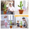 seOSTO Talking Cactus Toy with 10 Children's Rhymes & Adjustable