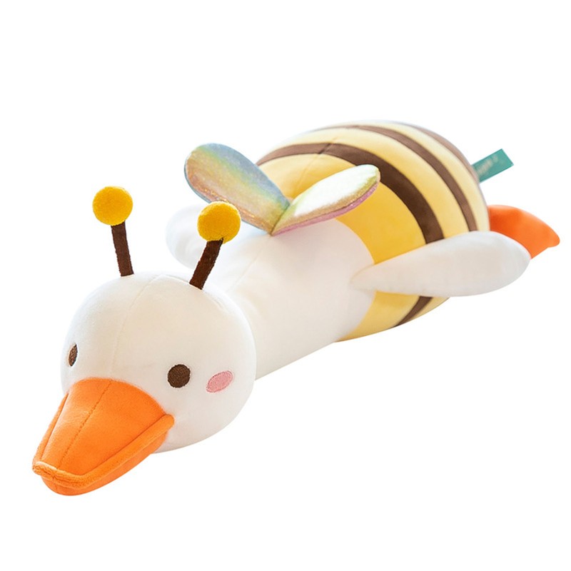 Duck Bee Plush Toy Honeybee Duck Hugging Pillow Cute Stuffed