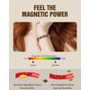 Jecanori Copper Magnetic Bracelet for Men Women, 3800 Gauss Pure