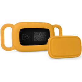 Geiomoo Silicone Case for Tile Pro (2024),(2022) Tracker, Soft Flexible Scratch Resistant Protective Cover with Carabiner (Orange)