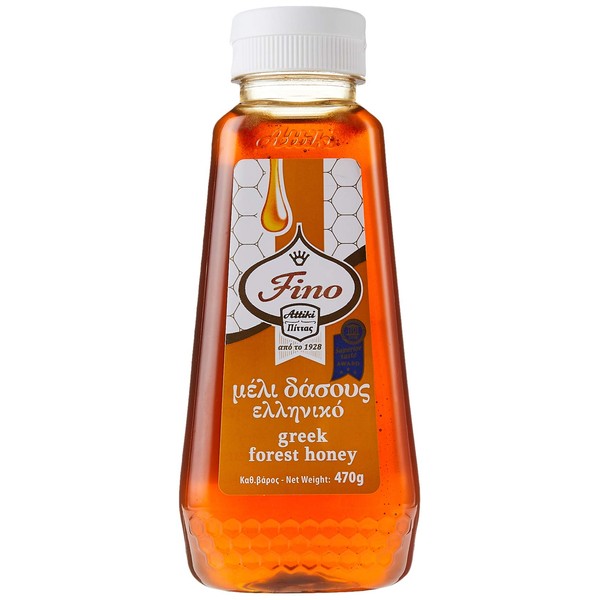 Greek Natural Honey with Thyme, Wild Flowers & Herbs Attiki - Fino 470gr